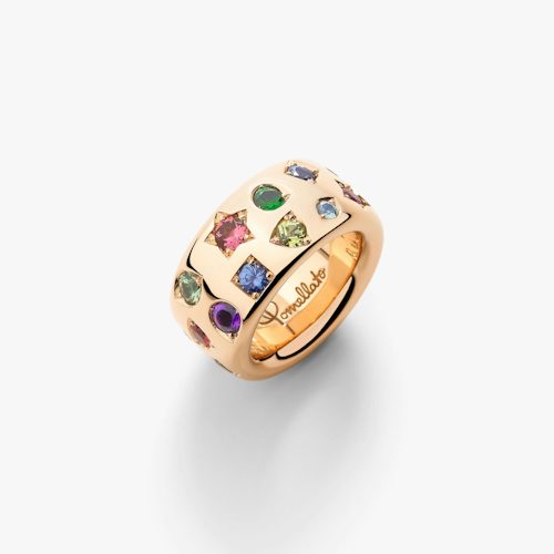 Iconica イヤリング ポメラート イコニカ ピアス Iconica Rose Gold Gemstone Earrings