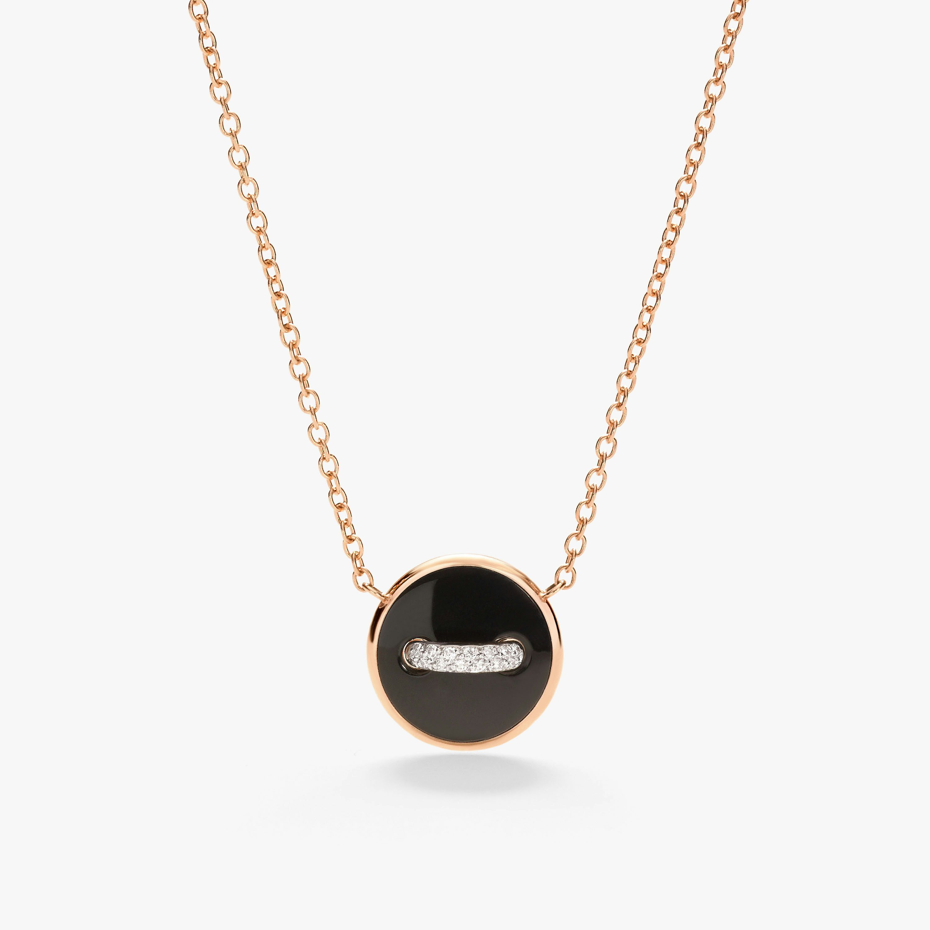 Pom Pom Dot Necklace with pendant 0