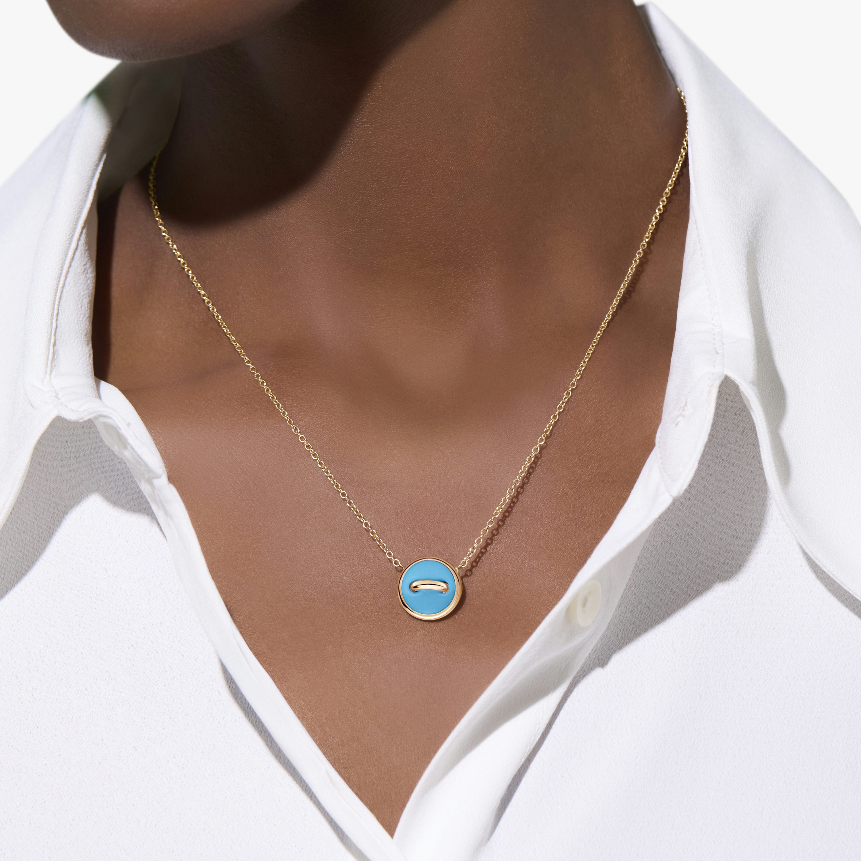 Pom Pom Dotコレクション リバーシブルペンダントネックレス